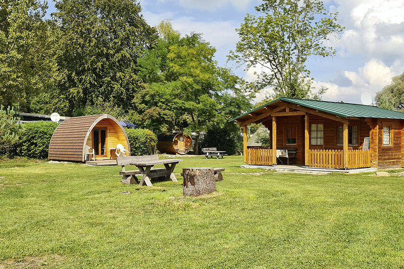 Blockhütte ohne Wasser