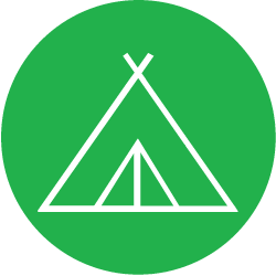 Stellplatz Zelt ohne Auto